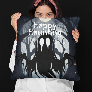 Halloween Ghost Haunted Forest Costume Party Cushion