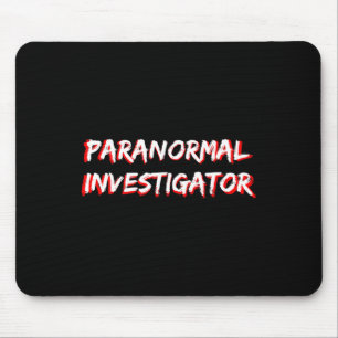 Halloween Ghost Hunting Paranormal Investigator Mouse Mat