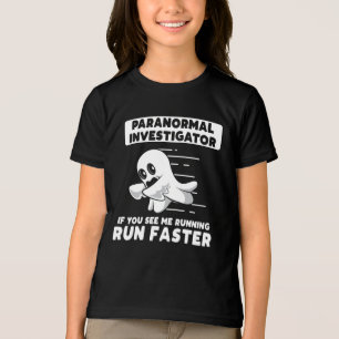 Halloween Ghost Hunting Paranormal Investigator Tri-Blend Shirt