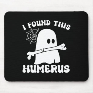Halloween Ghost I Found Humerus Funny Costume Mens Mouse Mat