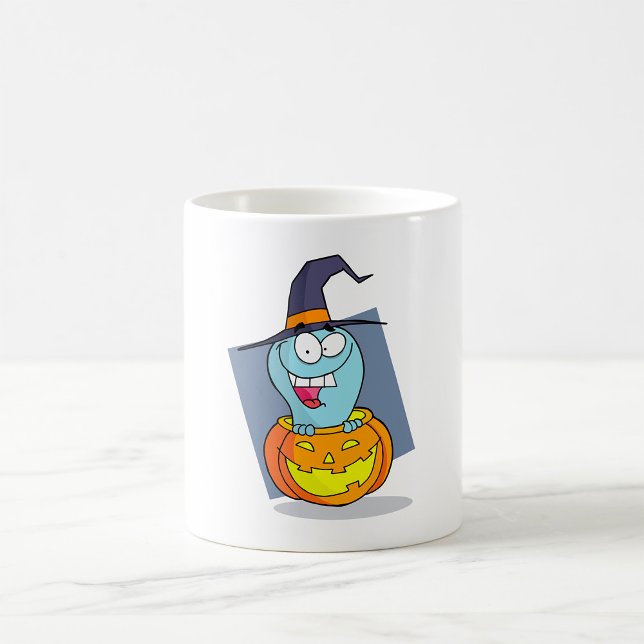 Halloween Ghost in Pumpkin Spooky Witch  Coffee Mug (Creator Uploaded)