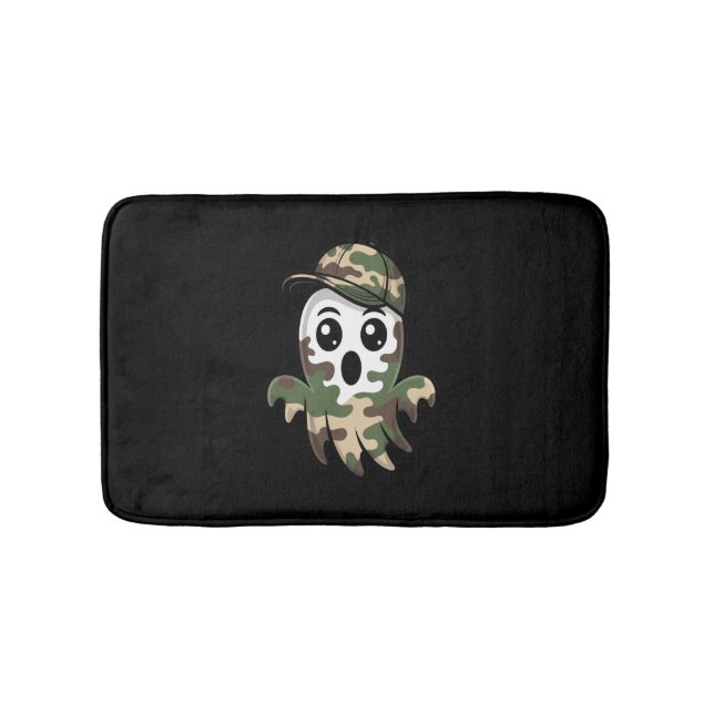 Halloween Ghost Kids Bath Mat (Front)