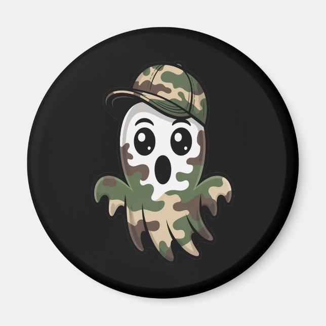 Halloween Ghost Kids Magnet (Front)