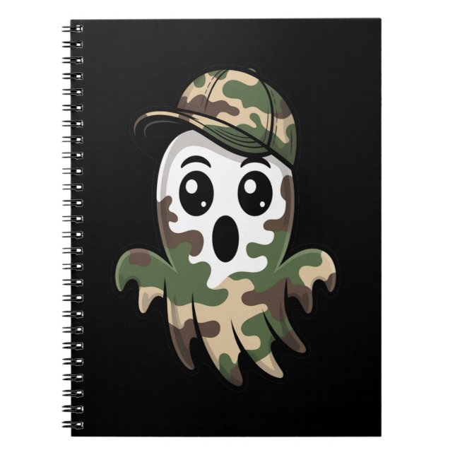 Halloween Ghost Kids Notebook (Front)