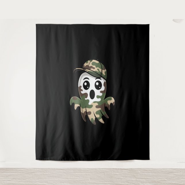 Halloween Ghost Kids Tapestry (Front)