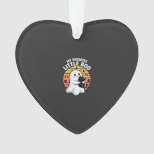 Halloween Ghost Little Boo Cat Ornament