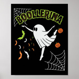 Halloween Ghost Llerinas Llet Dance Cute Costume G Poster
