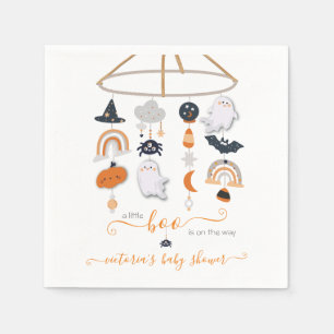 Halloween Ghost Mobile Girl Shower Napkins