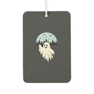 Halloween Ghost Moon Forest Design_1 Car Air Freshener
