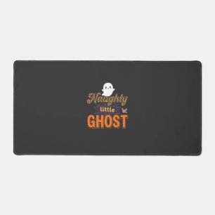 Halloween Ghost Naughty Little Ghost Design Desk Mat