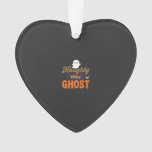 Halloween Ghost Naughty Little Ghost Design Ornament