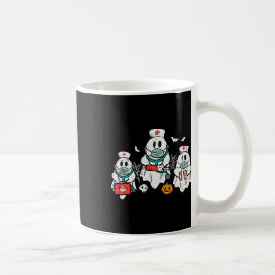 Halloween Ghost Nurses Funny Er Crew Costume Scrub Coffee Mug