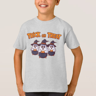 Halloween Ghost Pals: Ready for Treats! T-Shirt