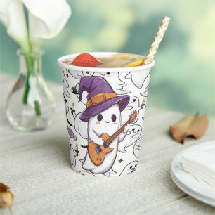 Halloween Ghost Party Fun Spooky Paper Cups
