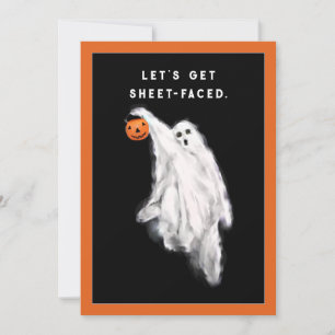 Halloween Ghost Party Invitations