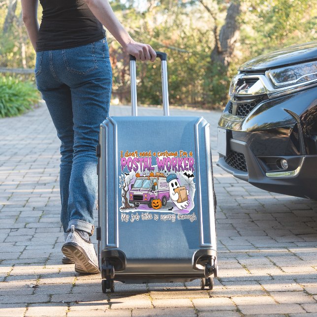 Halloween Ghost,Postal Worker (Suitcase Insitu)
