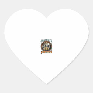 Halloween Ghost Proud Member Boo Crew Vintage Funn Heart Sticker