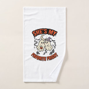 Halloween Ghost Romance Humour Hand Towel