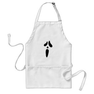 Halloween Ghost Scary Face Holiday Standard Apron