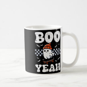 Halloween Ghost Skateboard Boo Yeah Costume Boys K Coffee Mug