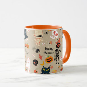 Halloween Ghost, skeletons Mug
