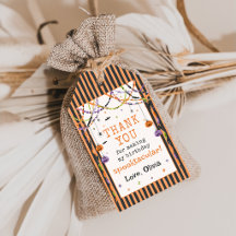 Halloween Ghost Spooktacular Birthday Gift Tag
