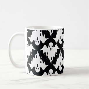 Halloween Ghost Spooky Seamless Pattern Coffee Mug