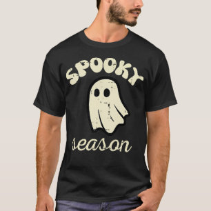Halloween Ghost Spooky Season Costume Pocket Men W T-Shirt