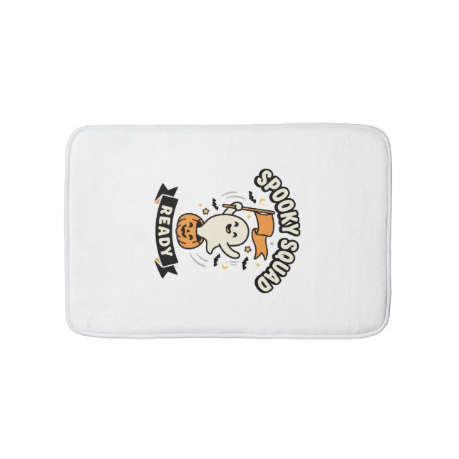 Halloween Ghost Squad Bath Mat (Front)