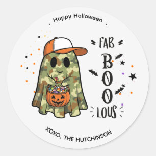 Halloween Ghost Sticker – Cute Fab BOO Lous