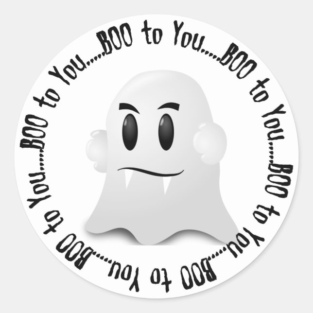 Halloween Ghost Stickers (Front)