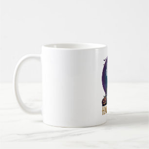 Halloween Ghost Sunglasses Purple Moon Graveyard_1 Coffee Mug