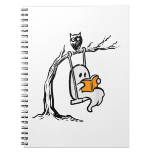 Halloween Ghost Swing Reading Notebook