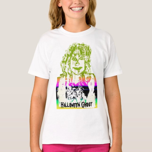 Halloween Ghost  T-Shirt (Front)