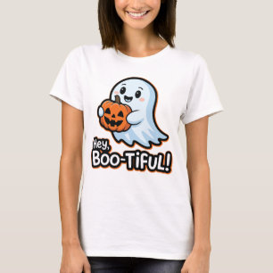 Halloween Ghost T-shirt Cute Spooky Season Pun Tee