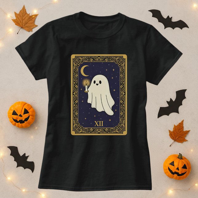 Halloween Ghost Tarot  T-Shirt (Creator Uploaded)