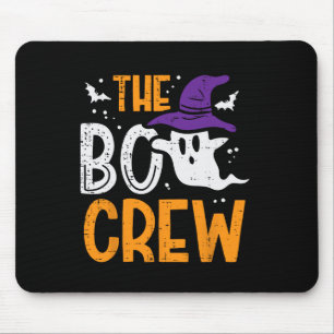 Halloween Ghost The Boo Crew Costume Matching Wome Mouse Mat