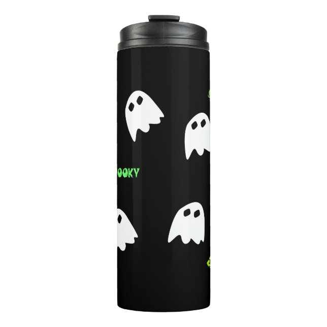 halloween ghost thermal tumbler (Front)
