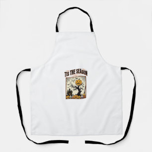 Halloween Ghost Tis The Season Haunted House_1 Apron