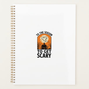 Halloween Ghost To Get Scary Vintage Spooky_1 Planner