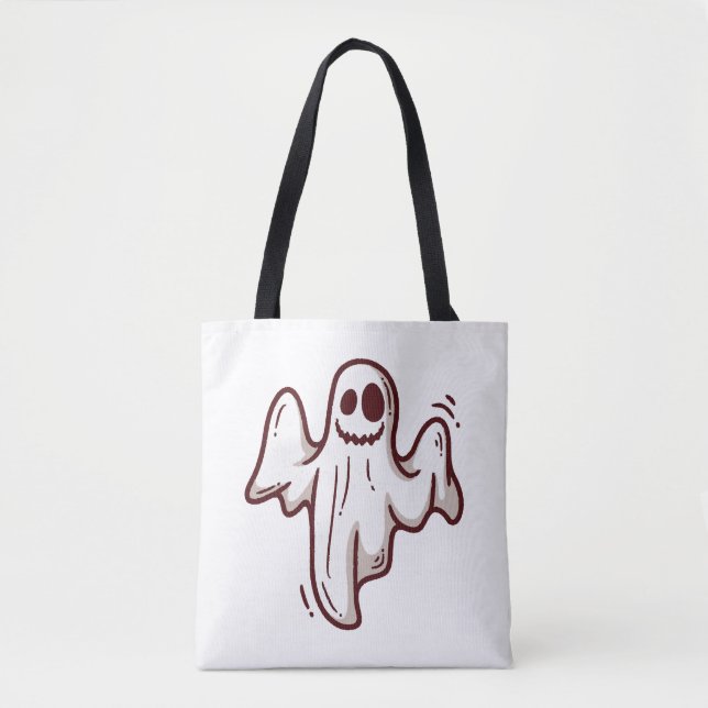 Halloween ghost   tote bag (Front)