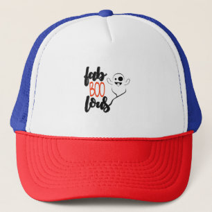 Halloween Ghost Trucker Hat
