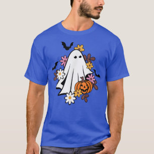 Halloween Ghost Vintage Groovy Trick Or Treat Spoo T-Shirt