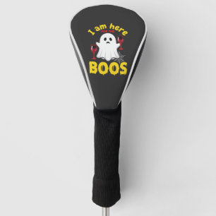 Halloween Ghost Wine Boos Design Golf Head Cover