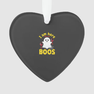 Halloween Ghost Wine Boos Design Ornament
