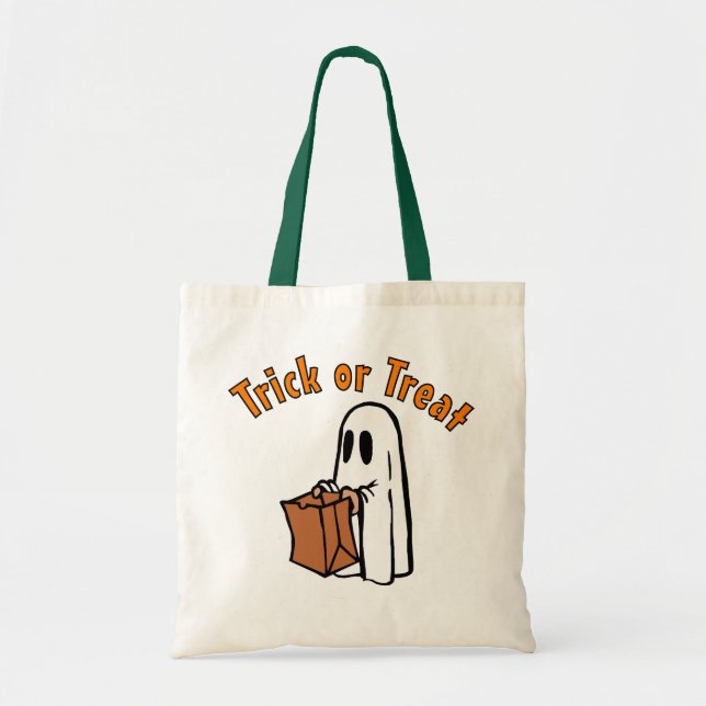 Halloween Ghost with Bag Trick or Treat (Front)