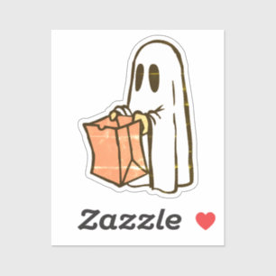 Halloween Ghost with Bag Trick or Treating 