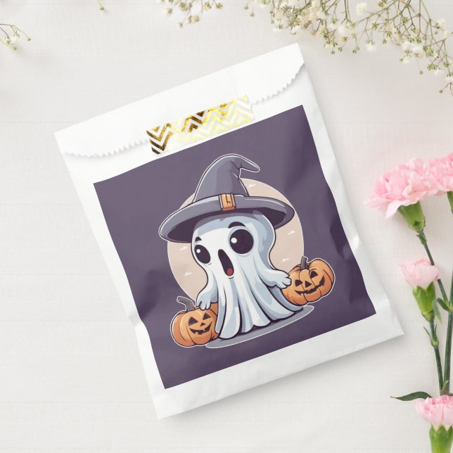 Halloween: Ghost with Pumpkins -  Favour Bags (Sealed)