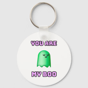 Halloween Ghost - You Are My Boo Key Ring