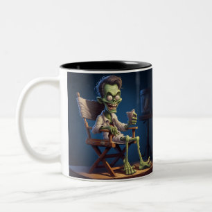 HALLOWEEN GHOST ZOMBIE SCARY MUG